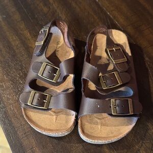 Old Navy Dark Brown Kids Sandals